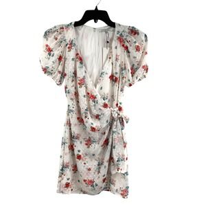 Collective Concepts Women's XS White Floral‎ Mini Dress NWT Feminine Chic Summer